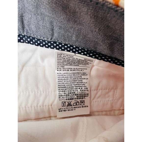 Banana Republic Orange Pattern Hampton Fit Shorts - Picture 4 of 6